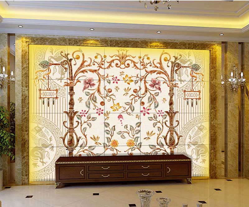 背景墙打印机打印效果